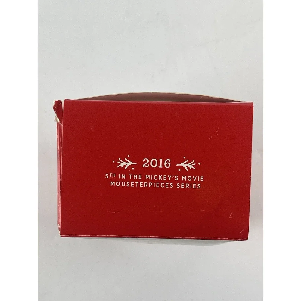 2016 Hallmark Keepsake Christmas Disney Ornament-Touchdown Mickey-Artist Crafted